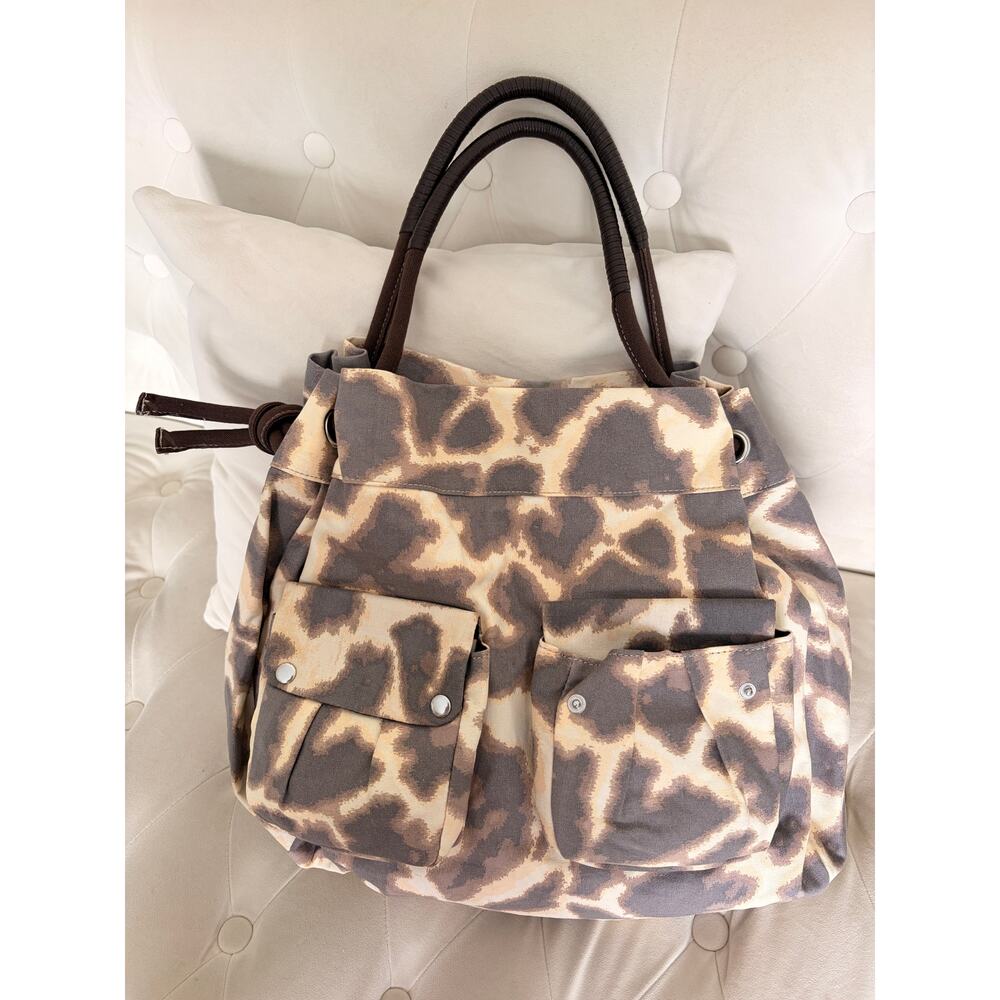 Vintage Leopard Print Bag